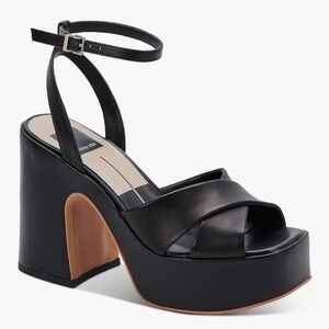Dolce Vita Wessi platform vegan leather sandal size 7